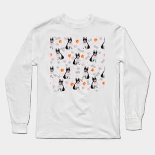 french bulldog and lollipop Long Sleeve T-Shirt